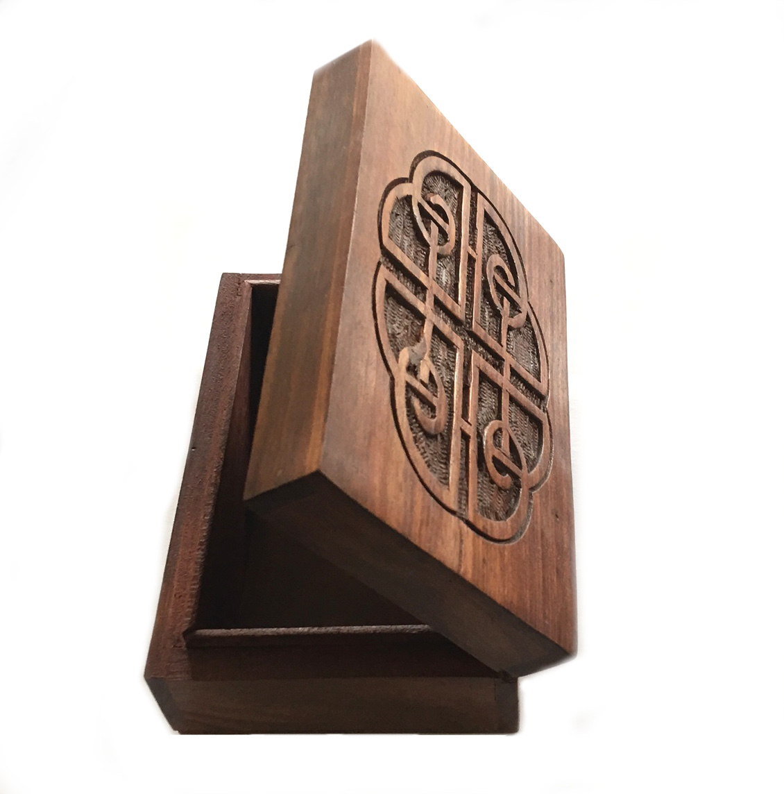 Gift Ideas Carved wooden box Celtic design